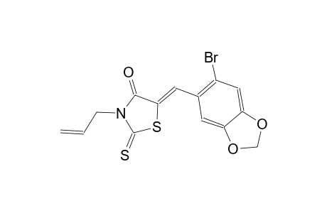 (5Z)-3-allyl-5-[(6-bromo-1,3-benzodioxol-5-yl)methylene]-2-thioxo-1,3-thiazolidin-4-one