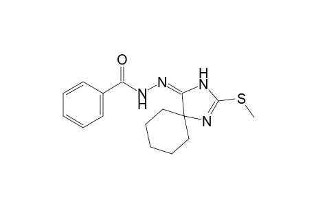 4-Benzoylhydrazono-2-methylthio-1,3-diazaspiro[4.5]dec-1-ene