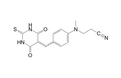 3-[alpha-(4,6-dioxohexahydro-2-thioxo-5-pyrimidinylidene)-N-methyl-p-toluidino]propionitrile
