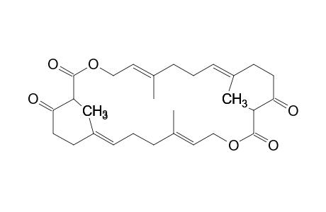 3,7,11,16,20,24-Hexamethyl-1,14-dioxa-cyclohexacosa-7,11,20,24-tetraene-2,4,15,17-tetraone