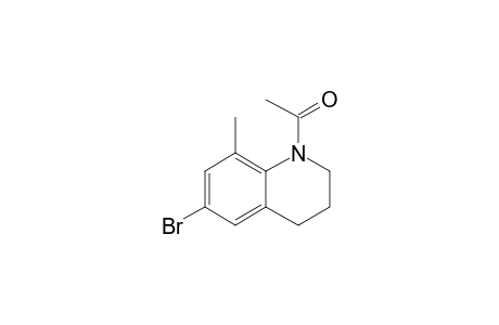 6-Bromo-8-methyl-1,2,3,4-tetrahydroquinoline, N-acetyl-