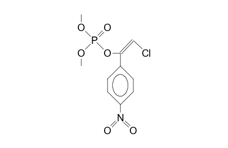 (E-2-Chloro-1-[4-nitrophenyl]-vinyl)-dimethyl-phosphate