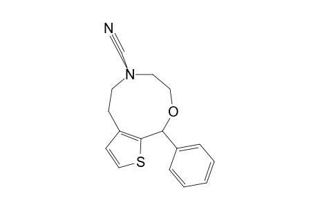 10-PHENYL-4,5,6,7,8,10-HEXAHYDROTHIENO-[3,2-G]-[1,4]-OXAZONINE-6-CARBONITRILE