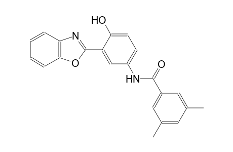 benzamide, N-[3-(2-benzoxazolyl)-4-hydroxyphenyl]-3,5-dimethyl-