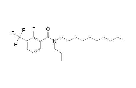 Benzamide, 2-fluoro-3-trifluoromethyl-N-propyl-N-decyl-