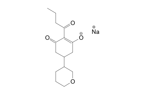 2-Cyclohexen-1-one, 3-hydroxy-2-(1-oxobutyl)-5-(tetrahydro-2H-pyran-3-yl)-, sodium salt