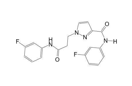 1H-pyrazole-1-propanamide, N-(3-fluorophenyl)-3-[[(3-fluorophenyl)amino]carbonyl]-