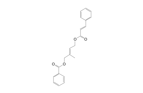 UVARIDACANE_B;(E)-2-METHYL-4-((E)-3-PHENYLPROP-2-ENOYLOXY)-BUT-2-ENYL-BENZOATE