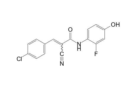 4-chloro-alpha-cyano-2'-fluoro-4'-hydroxycinnamanilide