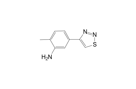 2-Methyl-5-(1,2,3-thiadiazol-4-yl)aniline