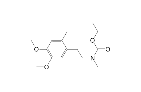 2-(beta-N-Ethoxycarbonyl-N-methyl-aminoethyl)-4,5-dimethoxytoluene