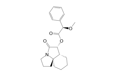 (1S,6AS,10S)-ALPHA-METHOXY-OCTAHYDRO-2-OXO-2-H-CYCLOHEXA-[H]-PYRROLIZIN-1-YL-BENZENE-ACETIC-ACIDESTER