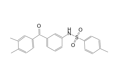 N-[3-(3,4-dimethylbenzoyl)phenyl]-4-methylbenzenesulfonamide