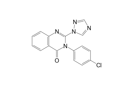 3-(4-Chlorophenyl)-2-(1,2,4-triazol-1-yl)-4-quinazolinone