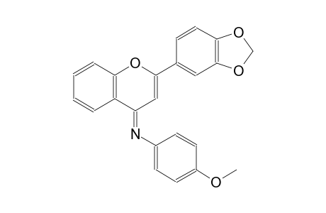 N-[(4E)-2-(1,3-benzodioxol-5-yl)-4H-chromen-4-ylidene]-4-methoxyaniline