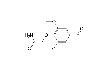 2-(2-chloro-4-formyl-6-methoxyphenoxy)acetamide