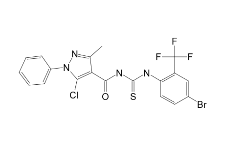 1-[4-BROMO-2-(TRIFLUOROMETHYL)-PHENYL]-3-(5-CHLORO-3-METHYL-1-PHENYL-1H-PYRAZOLE-4-CARBONYL)-THIOUREA