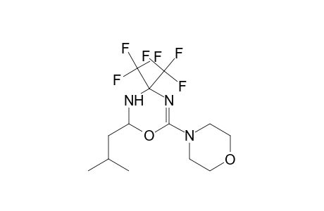 2-Isobutyl-6-(4-morpholinyl)-4,4-bis(trifluoromethyl)-3,4-dihydro-2H-1,3,5-oxadiazine