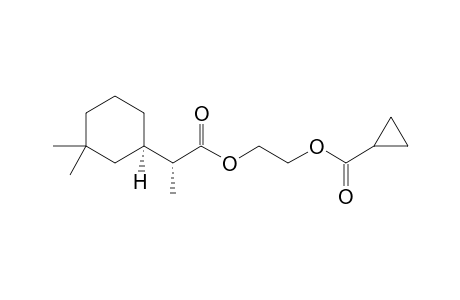 (1'R*,2R*)-2-((2-(3,3-dimethylcyclohexyl)propanoyl)oxy)ethylcyclopropanecarboxylate