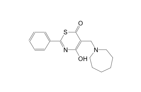 5-(1-azepanylmethyl)-4-hydroxy-2-phenyl-6H-1,3-thiazin-6-one