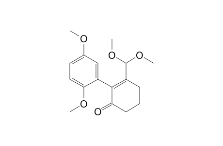 3-Dimethoxymethyl-2-(2,5-dimethoxyphenyl)cyclohex-2-enone