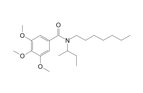Benzamide, 3,4,5-trimethoxy-N-(2-butyl)-N-heptyl-