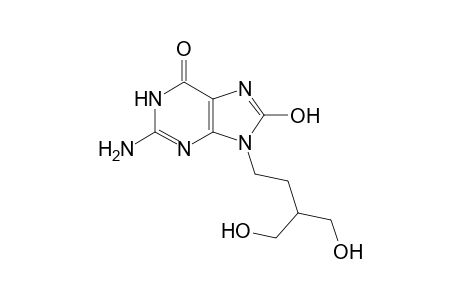 2-amino-9-(4-hydroxy-3-methylol-butyl)-3,7-dihydropurine-6,8-quinone