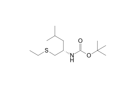 tert-Butyl (S)-N-[1-(ethylsulfanylmethyl)-3-methylbutyl]carbamate