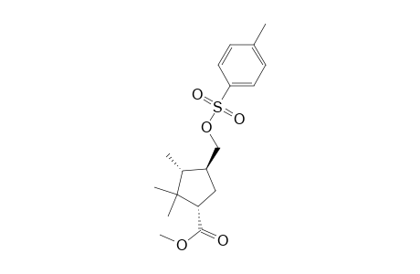 Cyclopentanecarboxylic acid, 2,2,3-trimethyl-4-[[[(4-methylphenyl)sulfonyl]oxy]methyl]-, methyl ester, [1S-(1.alpha.,3.alpha.,4.beta.)]-