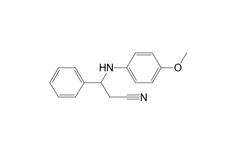 3-(4-Methoxyanilino)-3-phenyl-propionoic acid nitrile