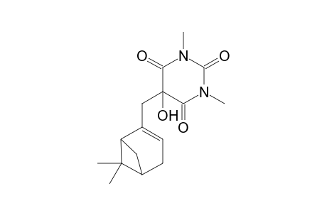 2-(5-Hydroxy-1,3-dimethyl-2,4,6-trioxohexahydropyrimidin-5-yl)-.beta.-pinene