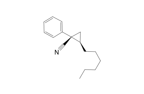 (Z)-(-)-2-Hexyl-1-phenylcyclopropanecarbonitrile