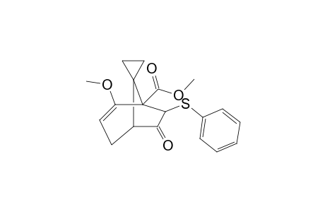 Methyl 2'-methoxy-6'-oxo-7'-phenylsulfanylspiro[cyclopropane-1,8'-bicyclo[3.2.1]oct-2'-ene]-1'-carboxylate