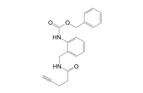 N-[(2-N'-benzyloxycarbonylamino)benzyl]-4-pentyamide