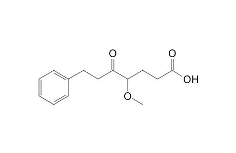 4-Methoxy-5-oxo-7-phenylheptanoic Acid