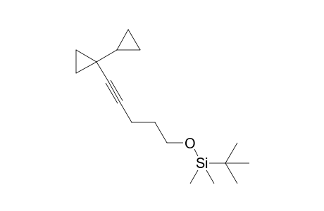 (5-bi(cycloprop)ylpent-4-ynyloxy)(tert-butyl)dimethylsilane
