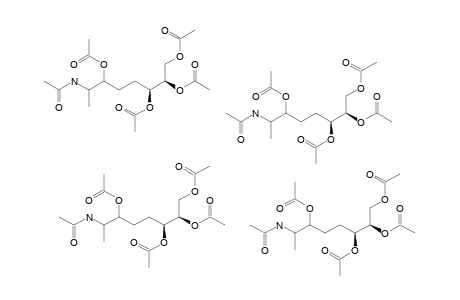 2-ACETAMIDO-3,6,7,8-TETRA-O-ACETYL-1,2,4,5-TETRADEOXY-D-(GULO,IDO,GALACTO,TALO)-OCTITOL;MIXTURE