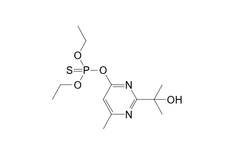 2-(4-Diethoxyphosphinothioyloxy-6-methyl-2-pyrimidinyl)-2-propanol