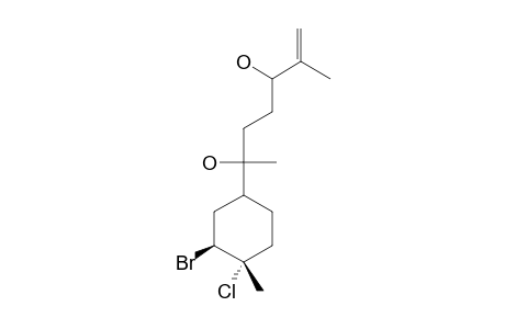 2-[(3S,4S)-3-bromo-4-chloro-4-methylcyclohexyl]-6-methylhept-6-ene-2,5-diol