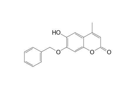 7-(benzyloxy)-6-hydroxy-4-methylcoumarin