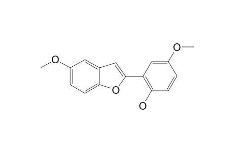 2-(5-METHOXYBENZOFURAN-2-YL)-4-METHOXYPHENOL