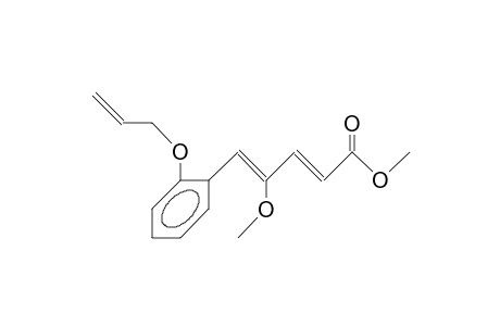 (2E,4E)-5-(2-Allyloxy-phenyl)-4-methoxy-penta-2,4-dienoic acid, methyl ester