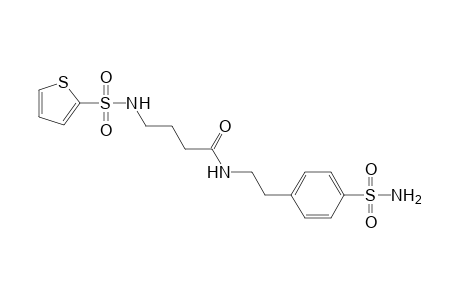 butanamide, N-[2-[4-(aminosulfonyl)phenyl]ethyl]-4-[(2-thienylsulfonyl)amino]-