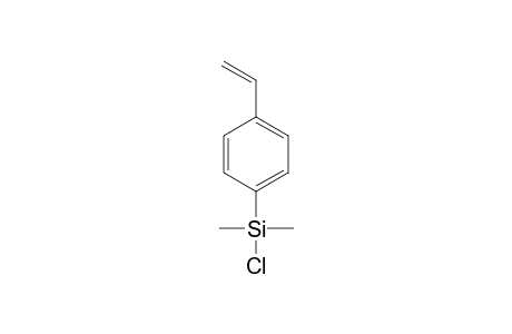 4-[Di(methyl)chlorosilyl]styrene resin