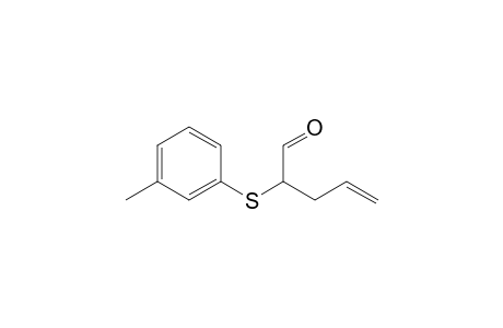 2-(m-tolylsulfanyl)pent-4-enal