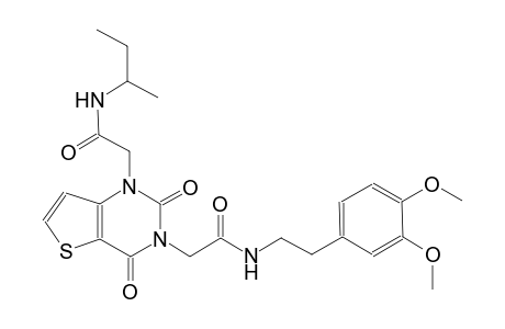 3-[5-(3,4-dimethoxyphenyl)-2-oxopentyl]-1-(4-methyl-2-oxohexyl)-1H,2H,3H,4H-thieno[3,2-d]pyrimidine-2,4-dione