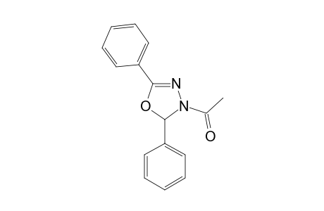 1-[2,5-di(phenyl)-2H-1,3,4-oxadiazol-3-yl]ethanone