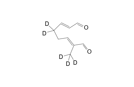 (2E,46E)-2-Methylocta-2,6-diene-1,8-dial-(D5)