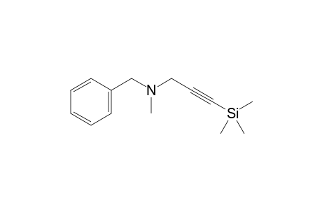 N-benzyl-N-methyl-3-(trimethylsilyl)prop-2-yn-1-amine