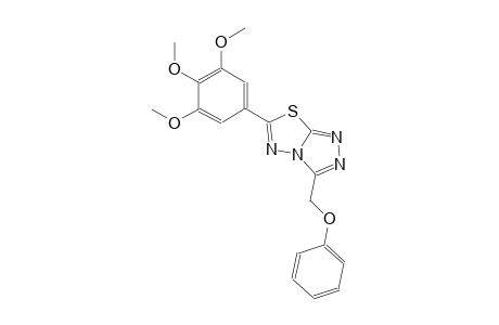3-(phenoxymethyl)-6-(3,4,5-trimethoxyphenyl)[1,2,4]triazolo[3,4-b][1,3,4]thiadiazole